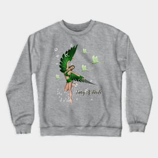 Wonderful fairy of birds Crewneck Sweatshirt